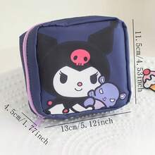 SANRIO 1pc Cute Cartoon Sanitary Pad Storage Bag, Student Feminine Hygiene Pad Organizer Pouch For Menstrual Period - Multicolor - View 11