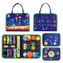 Busy Board Toddler Travel Toys Sensory Toys For Toddlers 1 2 3 4, Montessori Learning Toys For Toddlers Activities Board, Educational Toys Gift - Multicolor - View 20