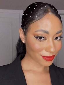 闪亮美发套装，内含水钻，魅力系列发饰，专为女孩设计，配有造型工具和75颗水钻——装上、点击、闪耀！头发、时尚，一切皆可！ - 彩色 - 查看 9