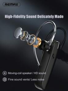 REMAX Ultra-Light Clip-On Wireless Earbuds; Smart Noise Proof & Crystal Calls; Headset Fits Both Right And Left Ear; Dual Pairing; Wireless 5.4 Stable Compatible With IPhone/Android; Secure Fit All Day; Hand-Free Earpiece;Wireless Headphone ﻿ - T9 - View 3