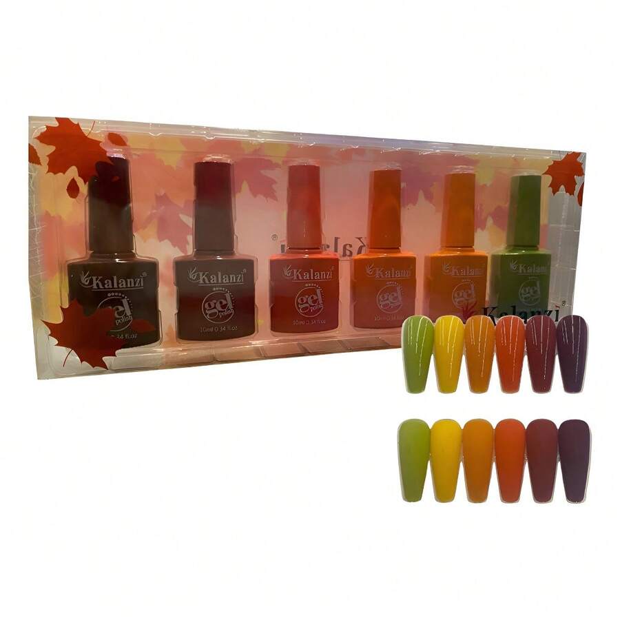 TendenciaKalanzi Gama 6 Colores Uv/led Semipermanente 3 Pasos EfectosCalidad premium - Otoño - Ver 1