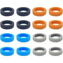 Fundas para Ruedas de Equipaje, Cubierta Protectora de la Rueda de la Maleta Funda Silicona para Llantas Equipaje Funda de Silenciosa para Equipaje de Mano con Ruedas Giratorias Amortiguación (A),37368571 - A - Ver 1