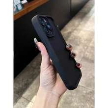 Funda De Teléfono Minimalista Y Gruesa A Prueba De Caídas, Compatible Con For IPhone 11,11pro,11promax,12,12MINI,12pro,12promax,13,13MINI,13pro,13promax,14,14PLIUS,14pro,14promax,15,15PLUS,15PRO,15PROMAX,16,16E,16PLUS,16PRO,16PROMAX,X,XS,XSMAX,17,17AIR,17PRO,17PROMAX - màu đen - Xem 2