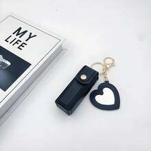 Customized Text LOGO Personalized Lipstick Pouch With Mirror Lipstick Box, Custom Name Lipstick Storage Pouch, Valentine's Day Gift, Bridesmaid Gift, Christmas Gift, Lipstick Pouch Keychain Lipstick Pouch Lipstick Storage Pouch Keychain, Bridesmaid Gift, Engagement Gift