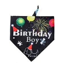 Dog Birthday Bandana Girl Pink Boy Blue Party Cosplay Supplies, Durable Triangle Scarf Bibs Handkerchief For Puppy Pet - Multicolor - View 16