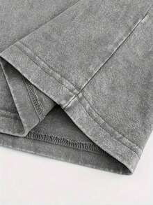 Phantom Troup Spiders Anime Manga Washed Heavy CottonT-Shirt, Gift For Anime Fan, Anime Lover,Manga Lover GiftGift For Him Gift For HeMenswear Clothing - 灰色 - 查看 5