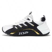 Chaussures de sport décontractées légères pour hommes, chaussures de mode extérieure style Gump, baskets épaisses polyvalentes - Noir - Voir 6