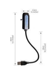 Đèn chiếu USB hình ảnh mộng ảo sáng tạo, đèn ngủ trang trí không gian bằng đèn LED trong suốt di động, hình chiếu cá voi, bướm, sứa, sao biển, thích hợp cho nhiều bề mặt: tường, sàn, trần nhà, v.v., quà tặng sinh nhật. - Nhiều màu - Xem 3