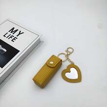 Customized Text LOGO Personalized Lipstick Pouch With Mirror Lipstick Box, Custom Name Lipstick Storage Pouch, Valentine's Day Gift, Bridesmaid Gift, Christmas Gift, Lipstick Pouch Keychain Lipstick Pouch Lipstick Storage Pouch Keychain, Bridesmaid Gift, Engagement Gift