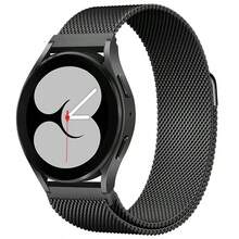22mm Correa de bucle milanés para Xiaomi Redmi Watch 5/3/Active, Correa de bucle solo de metal de acero inoxidable para Redmi Watch 5/3/Lite, Brazalete magnético también aplicable a Galaxy Watch 6/5/4 44mm, Galaxy Watch 6 Classic, Active 2, GT Banda de reloj magnética - 22mm - Ver 19