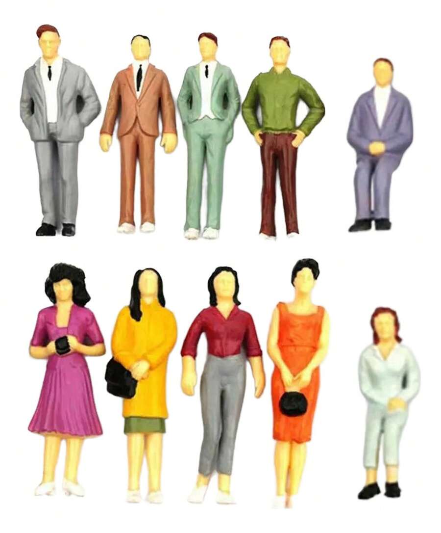 TendenciaHumana Miniatura Persona Maqueta Modelo Escala 1:75 10pzsCalidad premium - 1 - Ver 1
