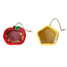 Cartoon Apple Star 3D Outdoor Baby Walking Bag Travel Transparent Pendant Bag - Ngôi sao vàng - Xem 7
