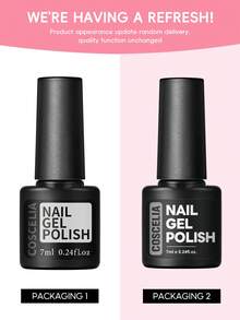 coscelia 70pcs Gel Nail Polish Set, Includes UV Lamp, Red, Nude, Pink, Glitter Gel Nail Polish, Base Coat And Top Coat, Semi-Permanent Manicure, Suitable For All Seasons, Women's Nail Care DIY Salon New Year Gift - Multicolor - View 11