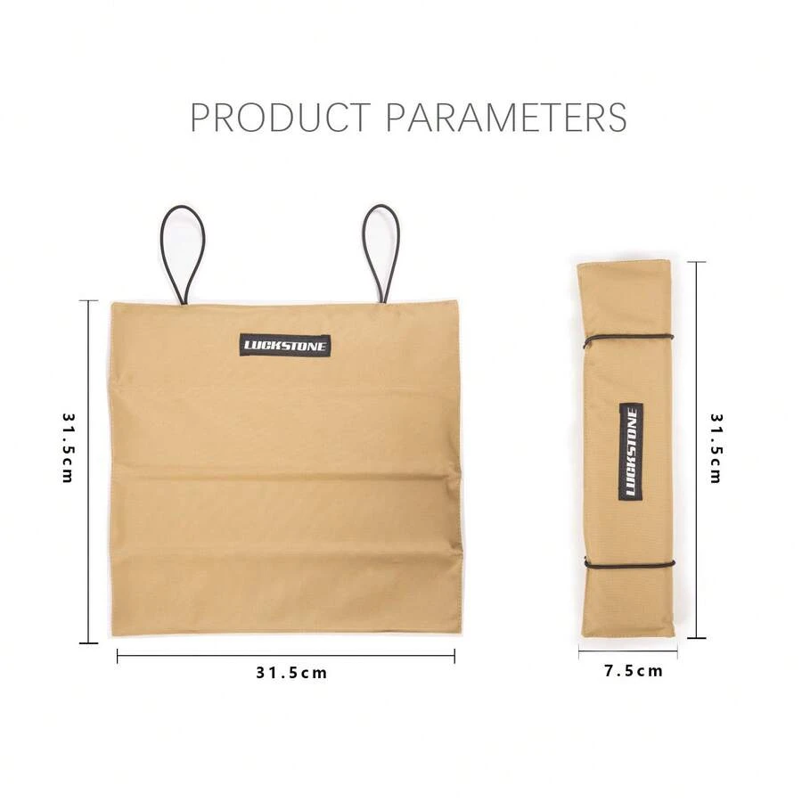 Khaki Outdoor Multifunctional Mat - Waterproof And Insulating Foldable Mat For Camping, Picnics, Hiking And The Beach, Portable Seat Cushion And Garden Mat