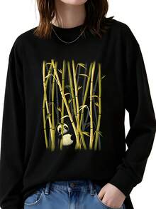 Women T-Shirts - Black - View 7
