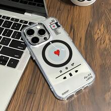 Funda para Teléfono con el Nuevo Álbum deúsica de K-, el Nuevo Artista de, Compatible con 17, 16E, 16, 15, 14, 13, 12, 11 Pro,, X, XR, XSMAX, 8, Plus.Incluye Marco de Lente Plateado Metálico y una Funda Trasera Suave Transparente.17  17promax - transparente - Ver 4