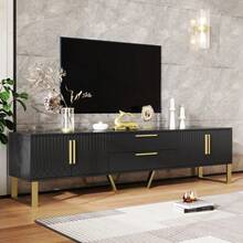 Television Stands & Entertainment Centers - Black + MDF + 60-69 Inches-1 - View 8