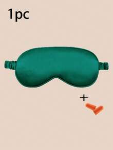 1pc/2pcs/3pcs/4pcs/5pcs/10pcs/15pcs Blackout Sleep Eye Mask, Satin-Like Cooling Comfortable, Relieve Fatigue, Nap, Sleep, Back To School Supplies - Green - View 19