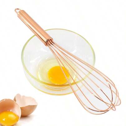 3pcs Silicone Whisk, Manual Egg Whisk Mixer, Egg Beater, Household Baking Tools, Kitchen Supplies