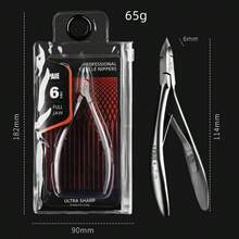 Stainless Steel Cuticle Nipper Nail Clipper Manicure Tool - Silver - View 3