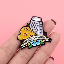 Cute Enamel Pin Lapel Pins Badges On Backpack Women's Brooch Clothes Gift Jewelry Fashion Accessories - Black - View 7