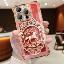 None For Huawei 70 PROULTRA  Moto G84 52 30 20 10 Glory 90 PRO X9 A B GooglePixel9 A PRO PROXL Fully wrapped anti-drop design, high transparency without obscuring the original phone color, electroplated frame exudes a premium feel - DDSJFSK-Golden-05NUnone - Ver 2