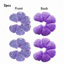 Lyntimo 2个柔软天鹅绒乳房冰袋，冷热疗法，哺乳妈妈必备 - 彩色 - 查看 9