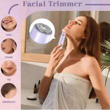 2025 Womens Shaver Dual-Head Bikini Trimmer For Women 2-In-1 Women's Body Shaver USB Charge Waterproof Painless Electric Razors For Silk Skin (Pink/Purple/Black/Blue) - 紫丁香色 - 查看 11