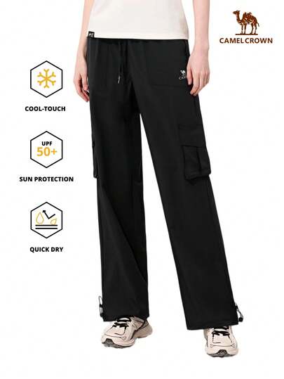 CAMEL CROWN Women's Hiking Pants, Breathable Casual Pants For Spring/Summer, Sun Protection Sports Pants, Outdoor Sports Pants
