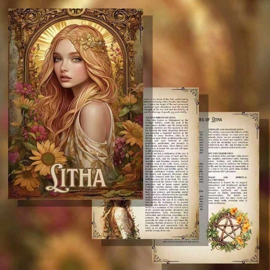 Lisa: The Midsummer Festival Magic Book Guides You Through That Perfectly Blend Magic And Art To Celebrate The Midsummer Festival, Making Your Magic Book A True Treasure. - CP-137 - 查看 1