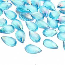 100颗12x8毫米亚克力AB白色水滴珠，适用于发夹、鞋饰和珠宝制作，珠宝制作材料，鞋子装饰珠，工艺珠 - 彩色 - 查看 7