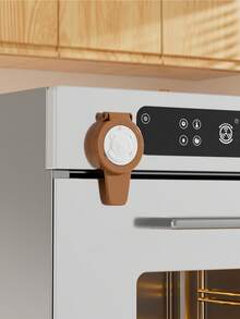3pcs/Set - Baby Bear Shaped Oven Door Safety Lock, Microwave Door Lock Fixer, No Drill Steamer Lock, Baby Drawer & Cabinet Door Latch, Rotary Oven Lock, Kitchen Safety Lock - Multicolor - View 6