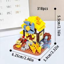 森林树屋积木套装,风车树屋积木套装,花园树屋积木套装,复古树屋积木,成人积木套装,创意拼装积木玩具模型,客厅摆件,橱窗摆件,书桌摆件,居家办公室桌面摆件,圣诞节,万圣节,情人节,母亲节,生日礼物,成人积木,成人拼图,积木 - 復古樹屋積木套裝6 - 查看 21