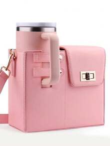 户外便携式斜挎水壶收纳包，带运动水壶套、可调节肩带，适合旅行、露营等活动，保温水壶套，斜挎包（新款个性化大容量水桶包 - 多色可选），情人节、返校季、斋月、圣帕特里克节、母亲节、生日礼物 - 大容量包包 - 查看 15