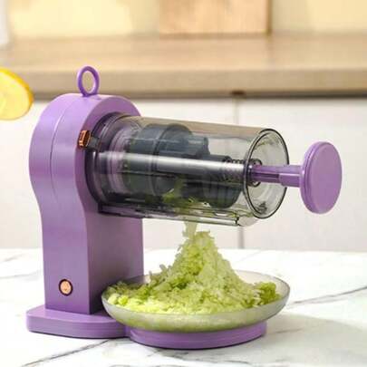 Máquina portátil recargable por USB para raspar hielo, hacer batidos, conos de nieve y triturar hielo con bandeja.