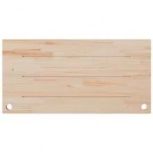 vidaXL Weiße Schreibtischplatte 100x50x2,5 cm Massivholz Kiefer - Verschiedenfarbig - Übersicht 5