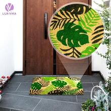 Coir Door Mats Outdoor, Door Mat Outside Entrance, Welcome Mat Indoor, Doormat Outdoor, Funny Door Mats Outside, Coir Doormat 16\X27.5\ (Tropical) - Tropical - 查看 6