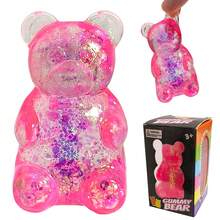 1/2/12个装可爱小熊挤压减压球,儿童感官玩具,可缓解压力,挤压糖果球,儿童派对礼物,挤压玩具,减压玩具,复活节彩蛋填充物 - 極光 - 查看 19