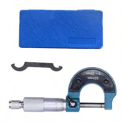 Outside Micrometer 0-25mm(0.01mm Graduations) Metric External Caliper GB