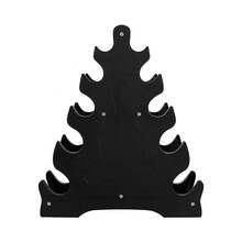 Dumbbell Storage Rack Tree Leaf Design Dumbbell Holder 5-Tier Weight Lifting Dumbbell Storage Stand - Black - View 1