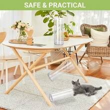 SUREAM 3 Packs Cylinder Vases For Centerpieces, 7.8/9.8/11.8 Inch Tall Clear Cylinder Candle Holder For Weeding, Non-Breakable Flower Vase For Dinner Table Party Living Room Office Bedroom Decor - 7.8/9.8/11.8inchH - View 4