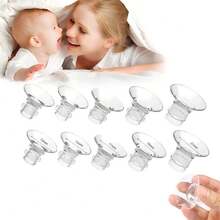 10 Piezas Bridas para Extractor de Leche, Insertos de Brida de 13/15/17/19/21 mm, Sin BPA, Compatibles con Momcozy Extractor de Leche M5/M9/S12 Pro/S9 Pro/S12/S9, Reduce 24 mm a Otros Tamaños,37430090 - Multicolor - Ver 1