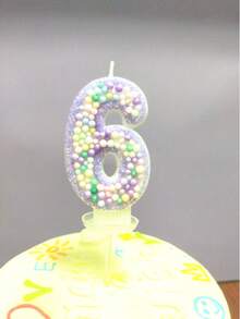 Colorful Trending Macaron Birthday Candles Cake Decorations - Color - View 21