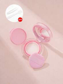 1个粉色可替换装化妆品收纳盒套装，时尚迷你便携设计，化妆品整理盒 - 带镜子和粉扑，包含镊子和勺子，适用于粉底液、BB霜小样、粉饼盒，日常化妆必备。价格实惠，适合作为圣诞礼物、化妆品、化妆工具、物美价廉的好物、礼物、女士礼物、圣诞礼物、赠品、旅行用品、廉价好物、旅行必备品。 - 彩色 - 查看 2