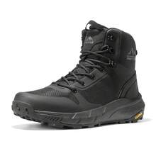 Botas Tácticas Militares para Hombre Botas de Senderismo Ligeras y Cómodas Vanguard - Negro - Ver 1