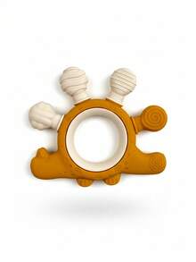 ETETOO Baby Teething Toys Dinosaur Ring Teether, 0-6 Months Silicone Soft Silicone Relief - Multicolor - View 14