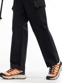 CAMEL CROWN Calça de Trilha Masculina, Calça Casual Esportiva À Prova de Vento, Impermeável e Antiestática com Forro de Fleece para Outono/Inverno - Phantom Black - Visão 3