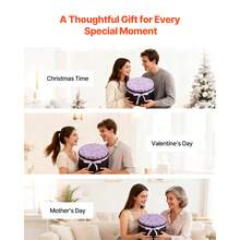 Forever Flowers, 50 Preserved Roses In A Box, Eternal Flowers Immortal Bouquet Birthday Present For Women Her Wife Mothers, Anniversary, Valentine's Day,Christmas, Lavender Purple - Lavender Purple 50 Roses Round Shape Box - View 5
