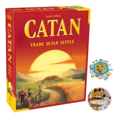 TendenciaJuegoscatan De Mesa Estrategia Para 4  Jugadores InglésCalidad premium