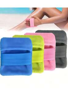 Sand Remover, Sand Removal Bag, Powder Bag Sand Brush, Suitable For Beach Vacation Camping Essentials (Talcum Powder Not Included)